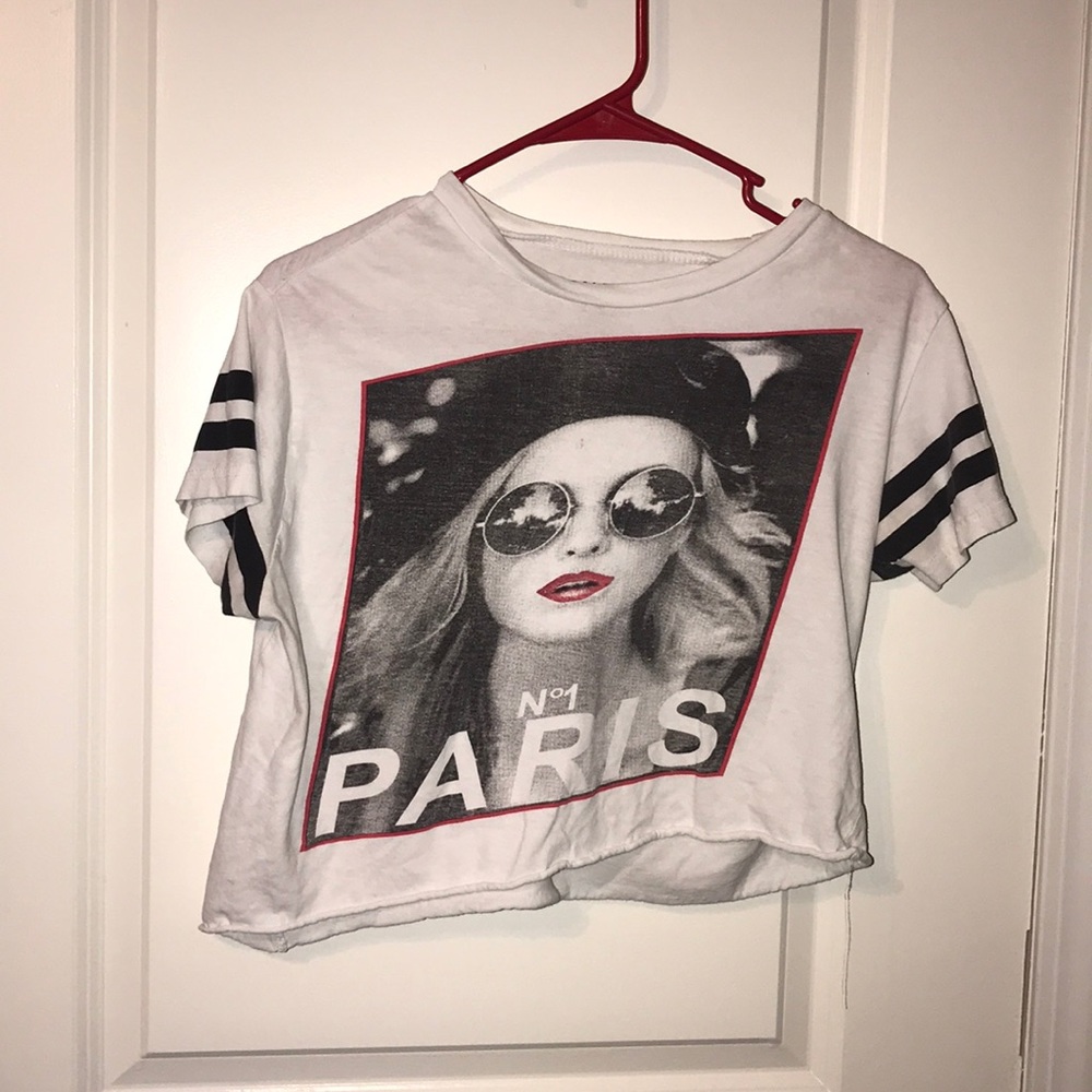 Paris crop top
